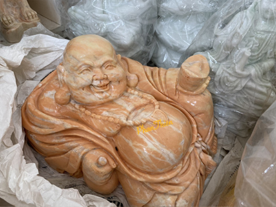 Tượng Phật Di Lặc nằm bằng Đá Tự Nhiên (DL-07)