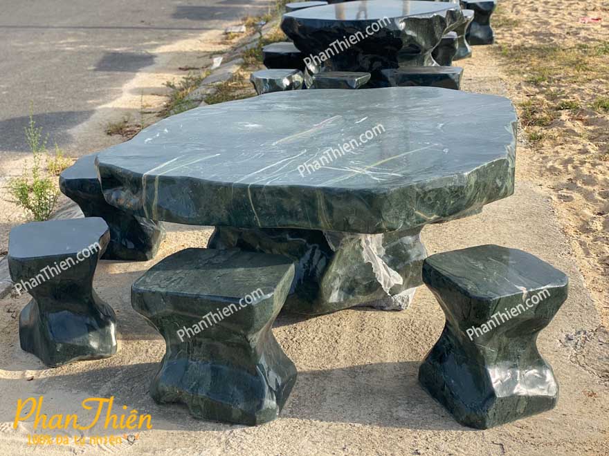 Bàn Ghế Đá Xanh Thanh Hoá (BAN-18)