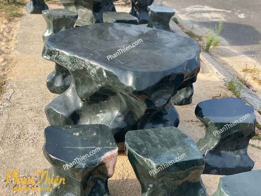 Bàn Ghế Đá Xanh Thanh Hoá (BAN-19)