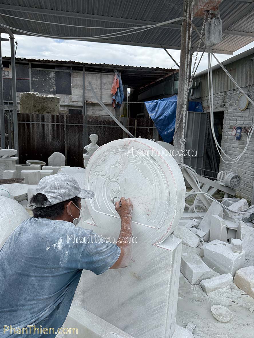 Bảng hiệu công trình bằng đá tự nhiên - BH-7