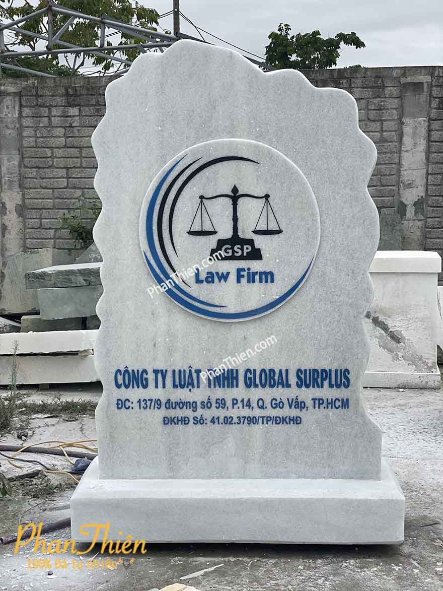 Biển hiệu Công ty bằng đá tự nhiên 150cm - BH-5