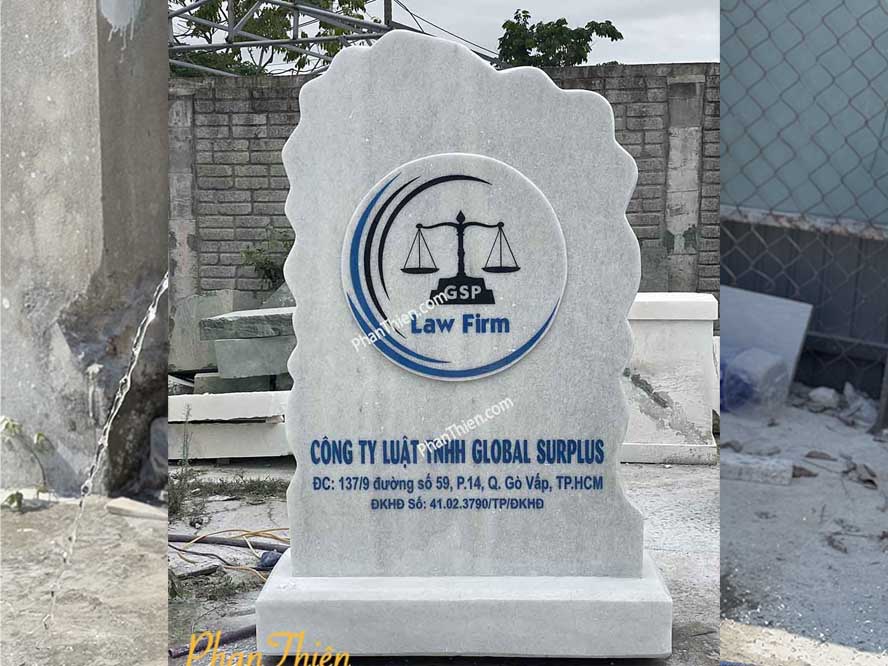 Biển hiệu Công ty bằng đá tự nhiên 150cm - BH-5