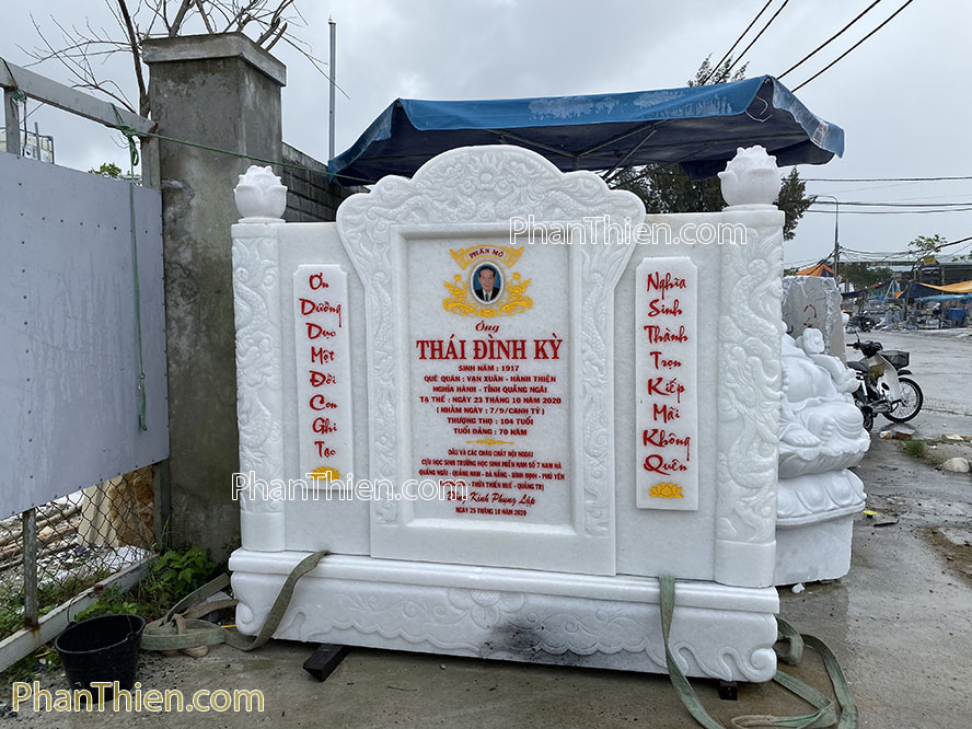 Tấm Bia đá tự nhiên 168cm - BMD-1