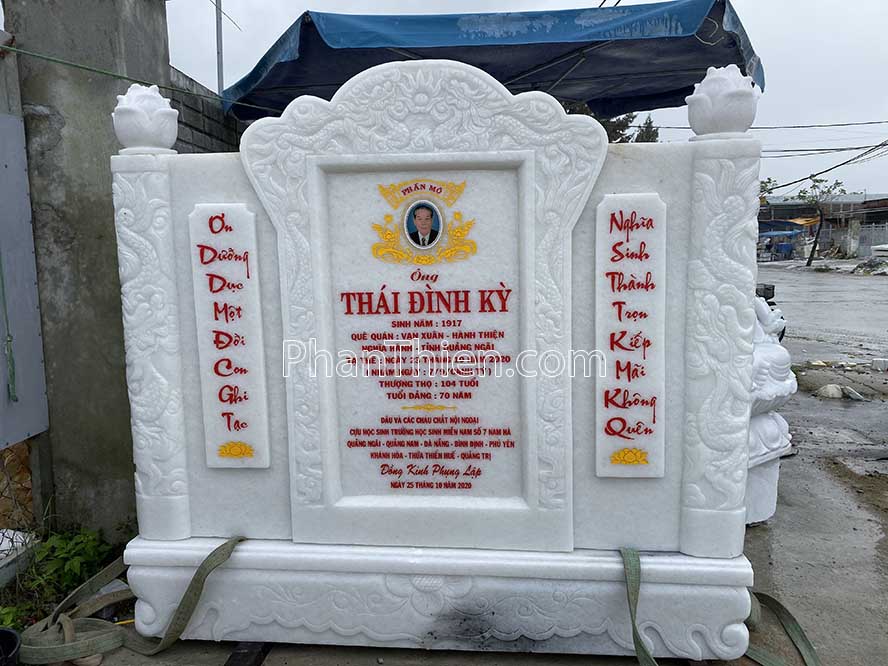 Tấm Bia đá tự nhiên 168cm - BMD-1