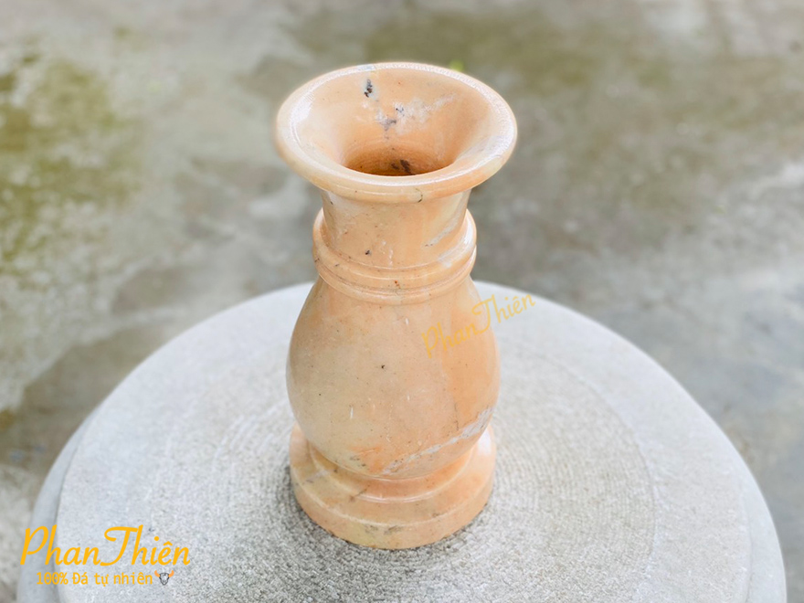 Bình Hoa bằng Đá Cà Rốt Vàng (BH-02)