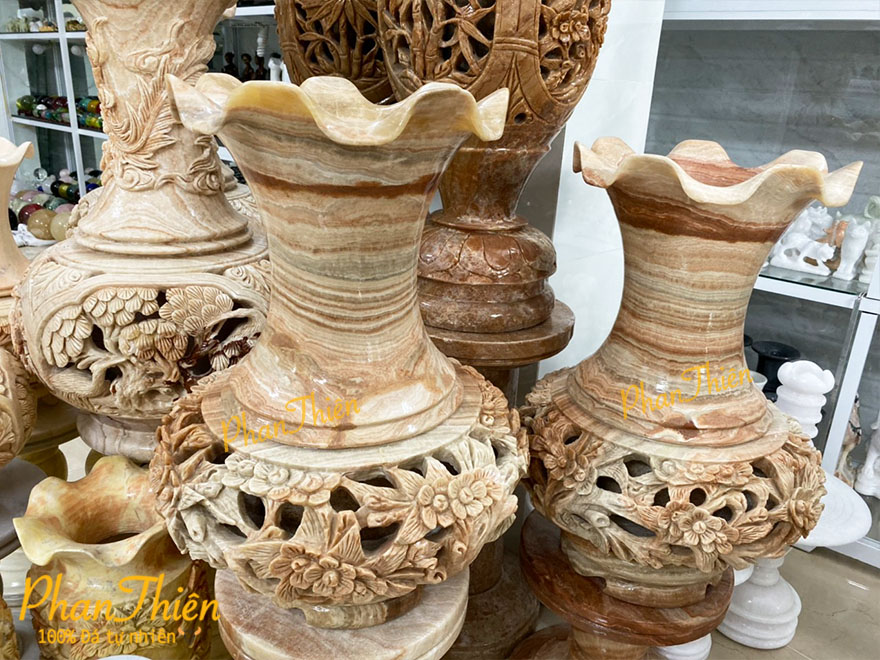 Bình Hoa Lộc Bình Đá Cẩm Thạch (BH-06)