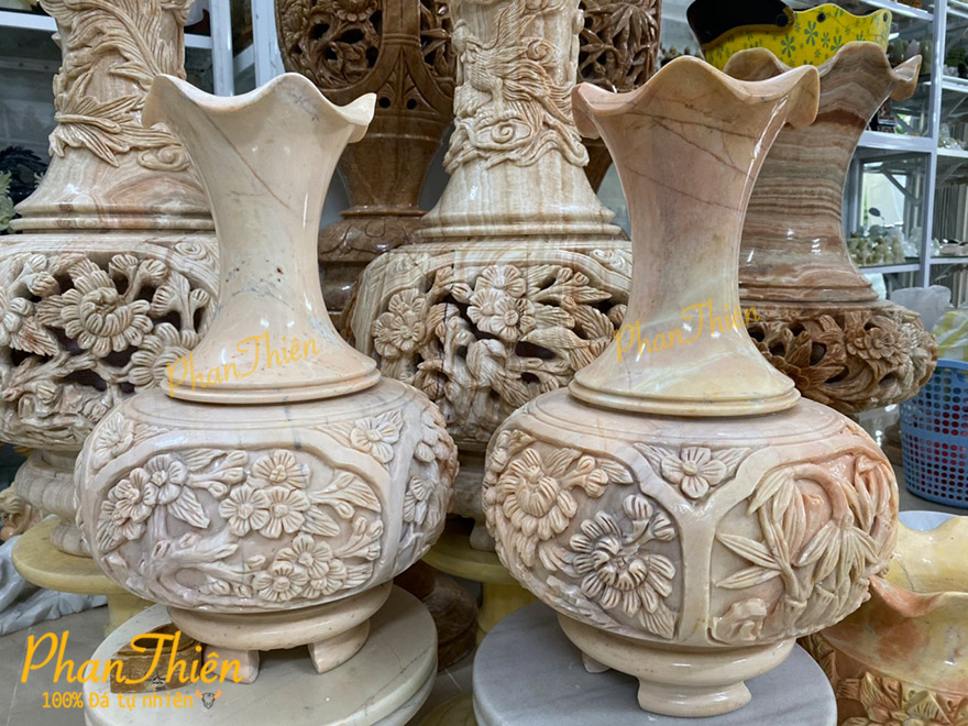 Bình Hoa Lộc Bình Đá Cẩm Thạch (BH-06)