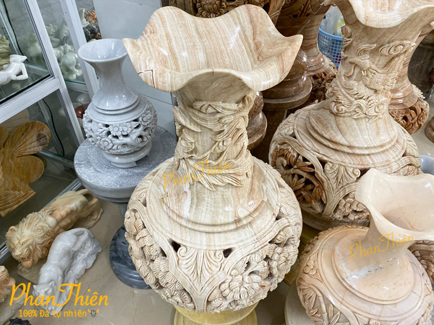 Bình Hoa Lộc Bình Đá Cẩm Thạch (BH-06)
