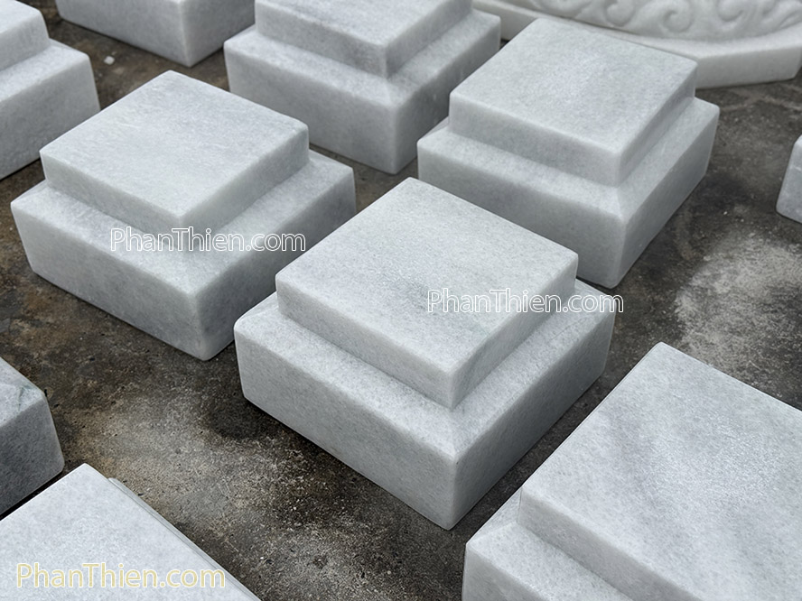 Chân cột đá vuông nhà gỗ - DKC-19