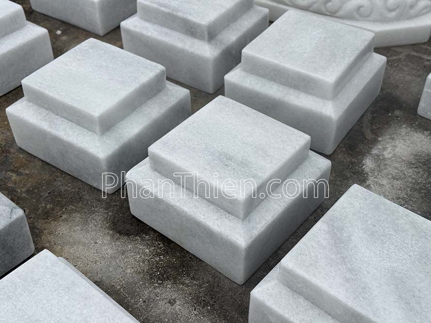 Chân cột đá vuông nhà gỗ - DKC-19