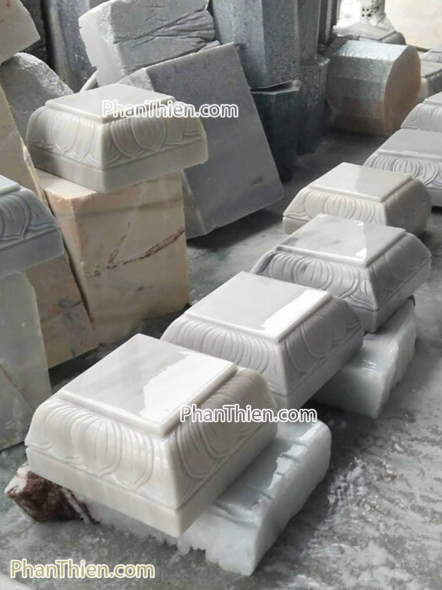 Chân cột đá vuông nhà gỗ - DKC-22