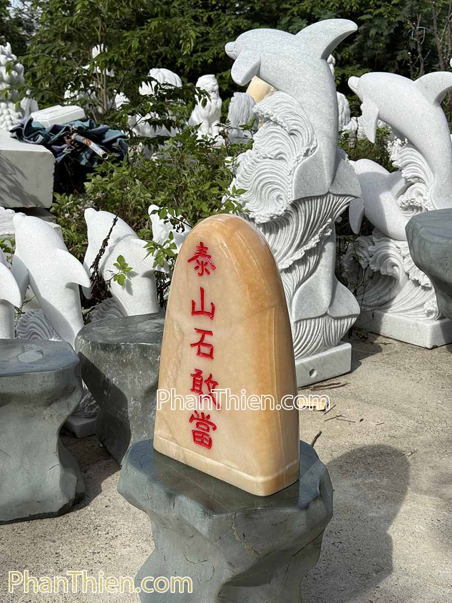 Cục đá phong thuỷ ngọc Hoàng Long trấn trạch