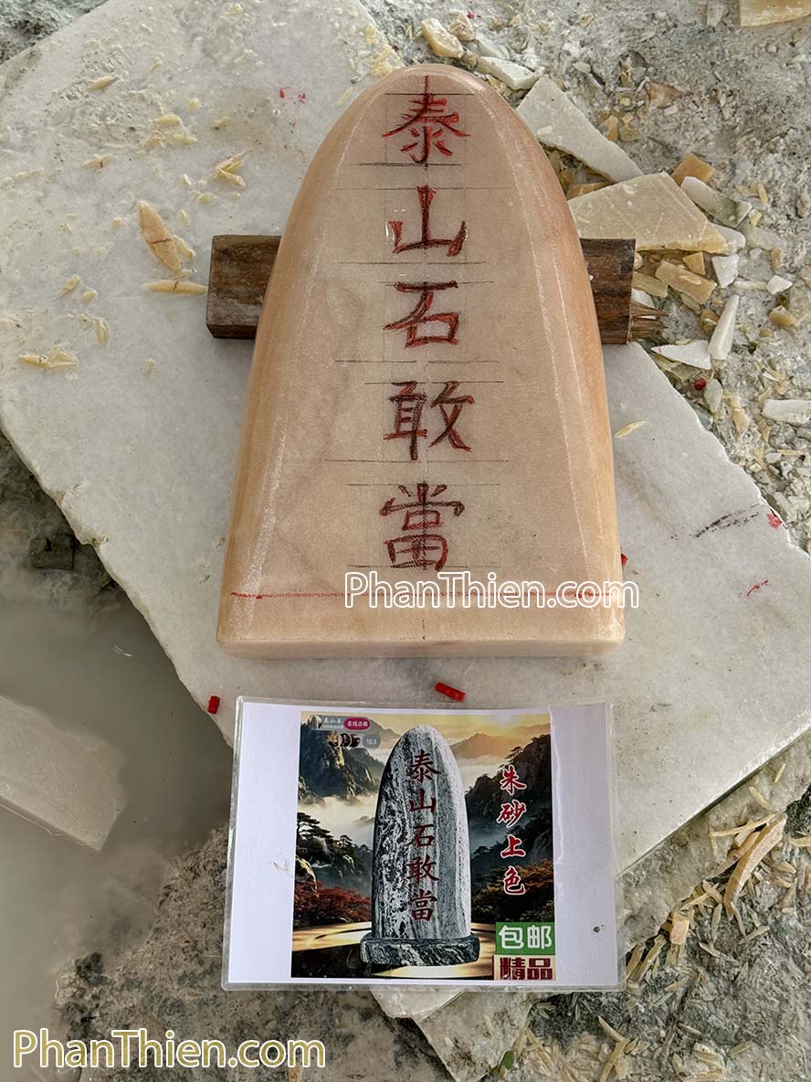 Cục đá phong thuỷ ngọc Hoàng Long trấn trạch