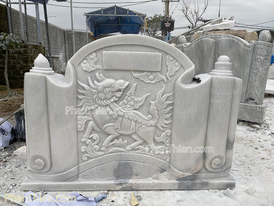 Cuốn thư đá tự nhiên 132cm - CTD-1