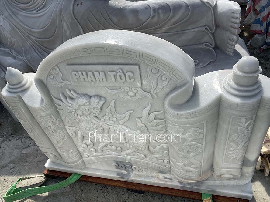 Cuốn thư đá tự nhiên 132cm - CTD-1