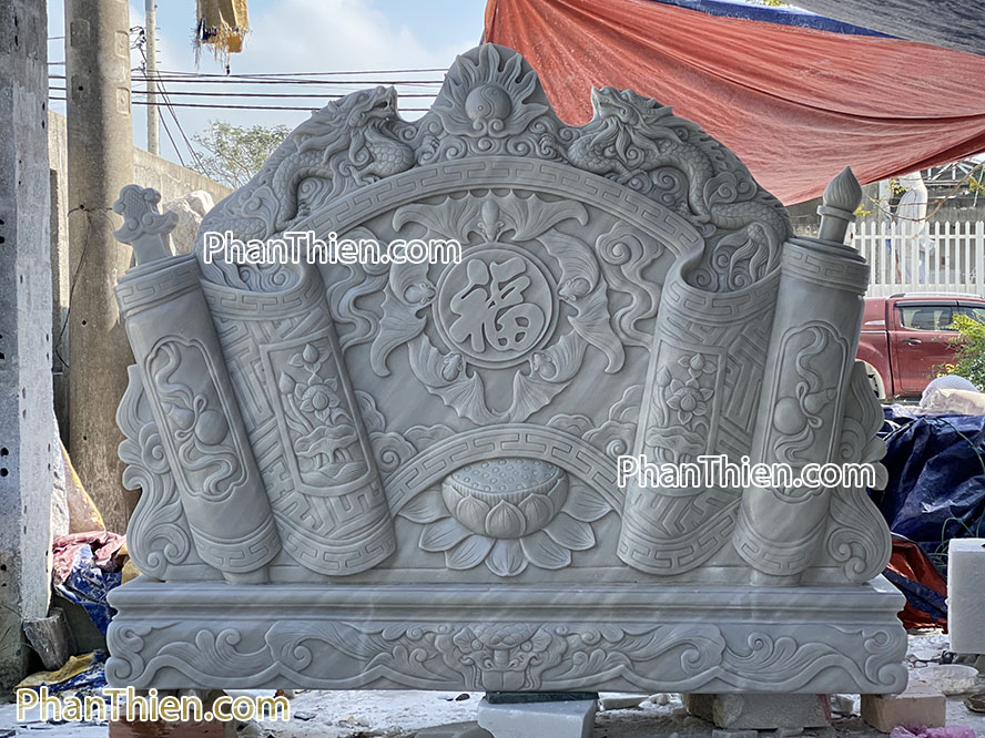 Cuốn thư đá tự nhiên 155cm - CTD-6