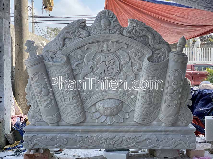 Cuốn thư đá tự nhiên 155cm - CTD-6