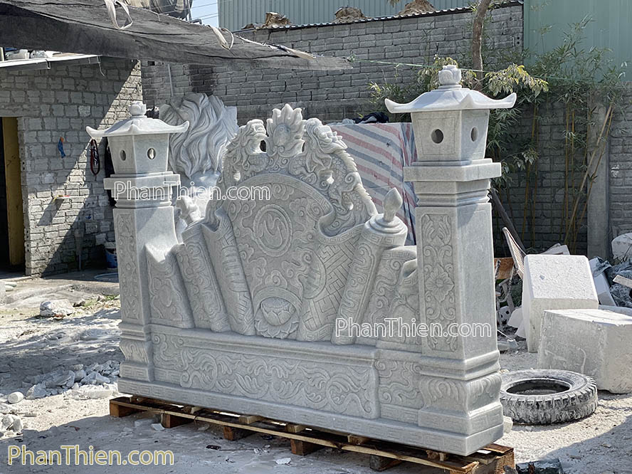 Cuốn thư đá tự nhiên 232cm - CTD-8