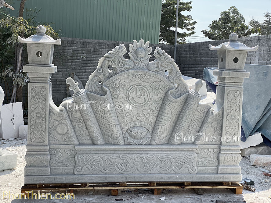 Cuốn thư đá tự nhiên 232cm - CTD-8