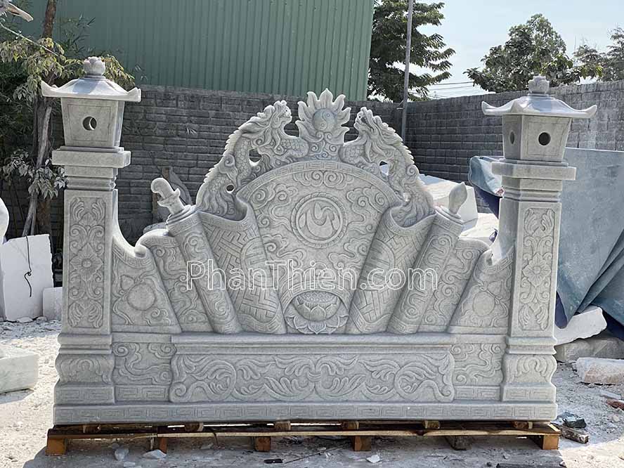 Cuốn thư đá tự nhiên 232cm - CTD-8