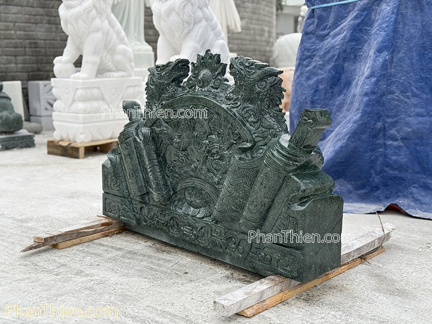 Cuốn thư đá xanh Ấn Độ tự nhiên 108cm - CTD-9