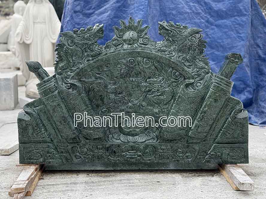 Cuốn thư đá xanh Ấn Độ tự nhiên 108cm - CTD-9