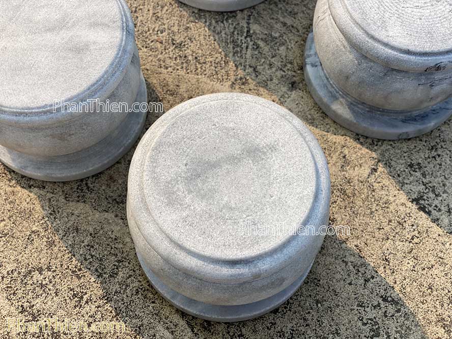 Đá Kê Chân Cột nhà gỗ đá xám - DKC-18
