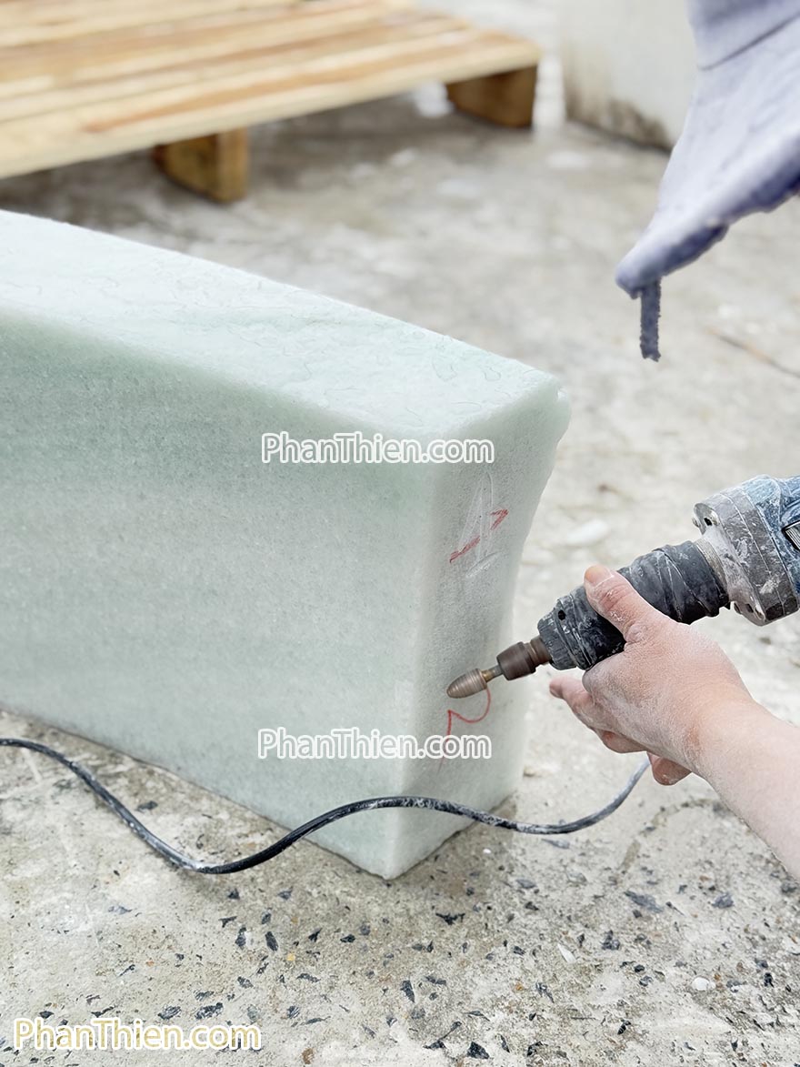 Đài Phun Nước bằng đá và thành hồ (DPN-42T)