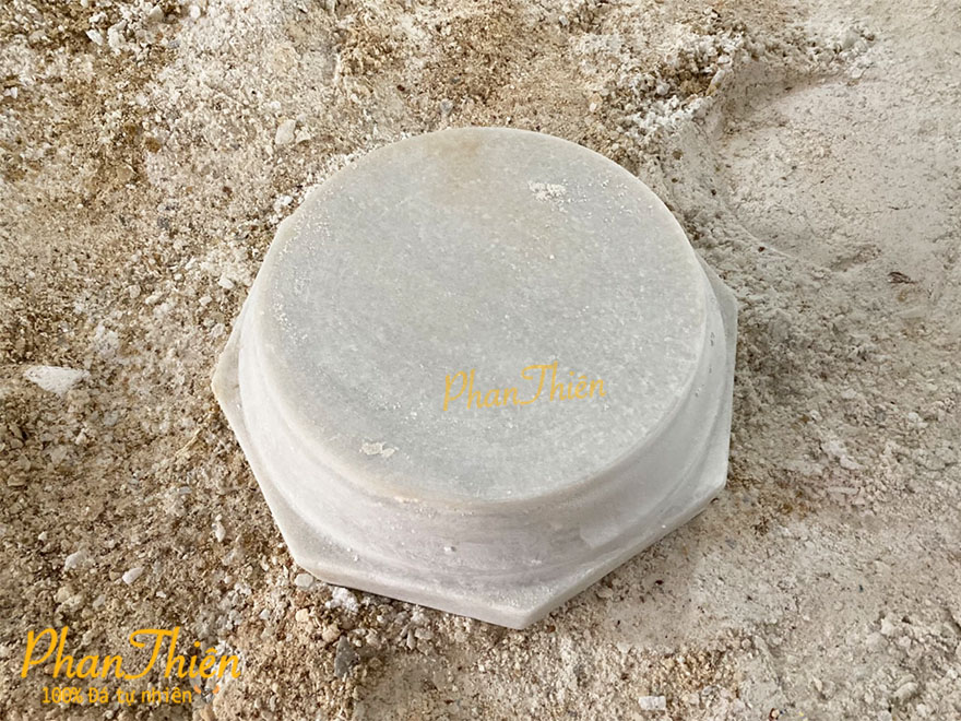 Đế Chân Trụ Cột Đế Táng Đá Cẩm Thạch Trắng (ĐC-08)