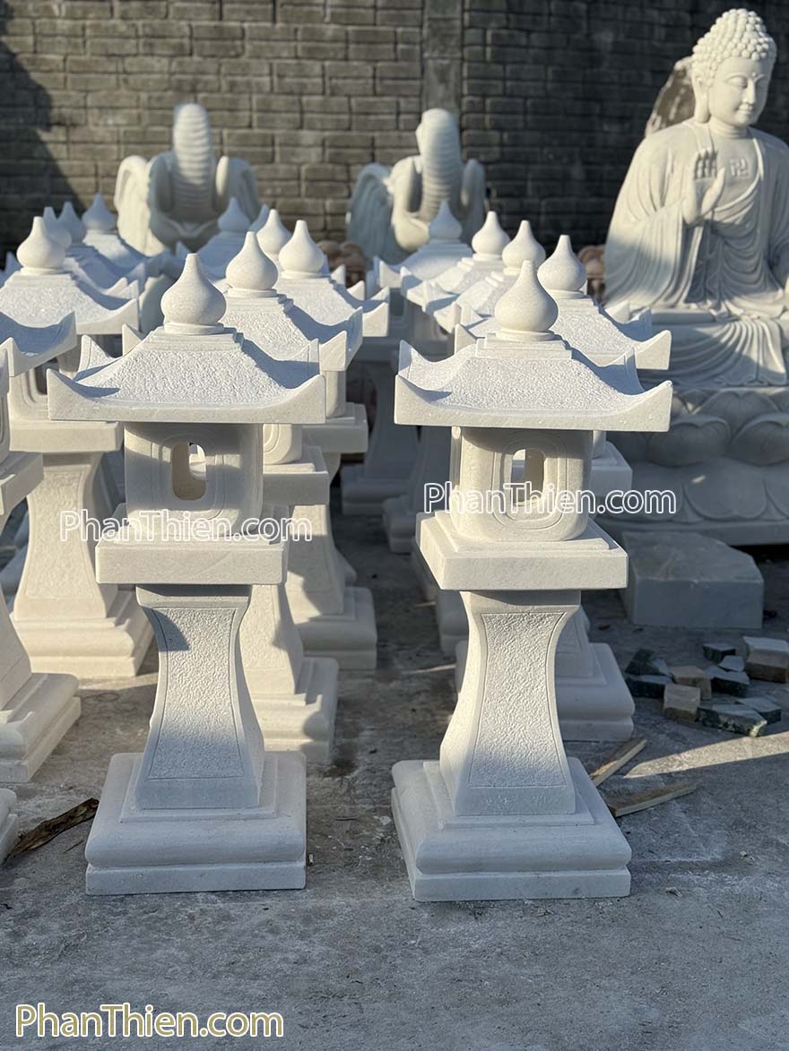 Đèn đá sân vườn tự nhiên 1m (DEN-88)