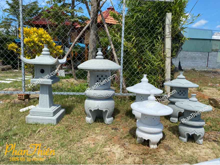 Đèn Sân Vườn Sa Thạch Mái Tròn (DEN-70)