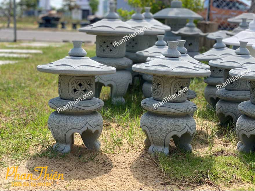 Đèn Sân Vườn Sa Thạch Mái Tròn (DEN-70)