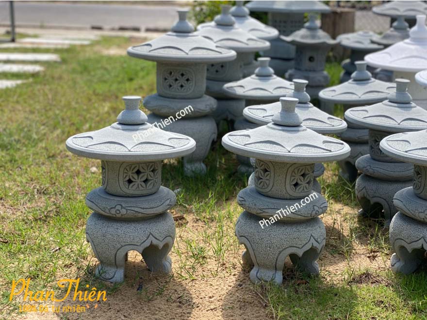 Đèn Sân Vườn Sa Thạch Mái Tròn (DEN-70)