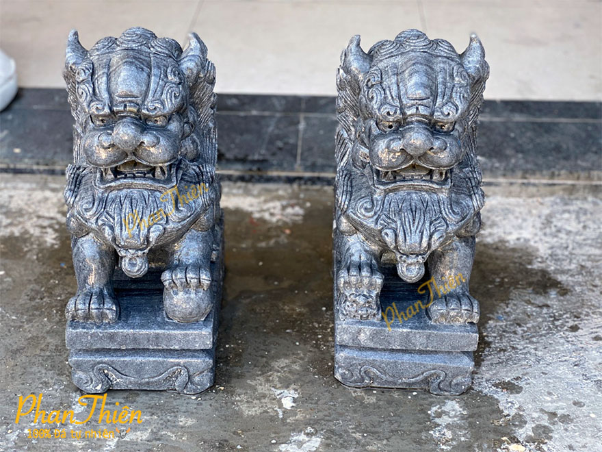 Kỳ Lân bằng Đá Cẩm Thạch Đen (KL-06)