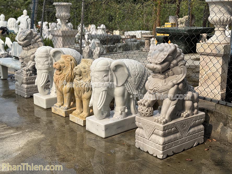Kỳ Lân đá xá6m nhẹ tự nhiên 110cm - KL-8