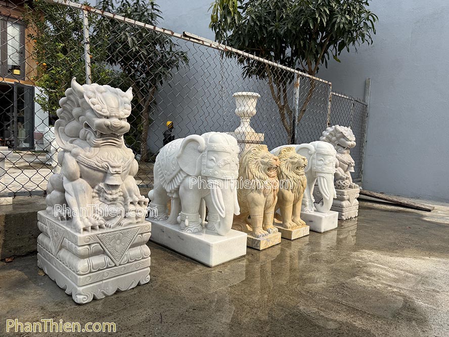 Kỳ Lân đá xá6m nhẹ tự nhiên 110cm - KL-8