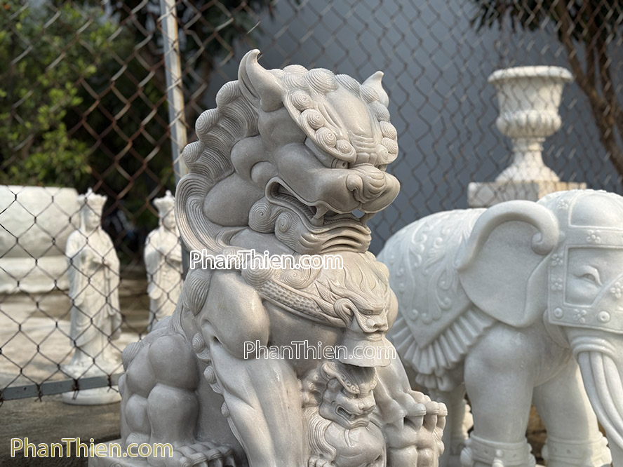 Kỳ Lân đá xá6m nhẹ tự nhiên 110cm - KL-8
