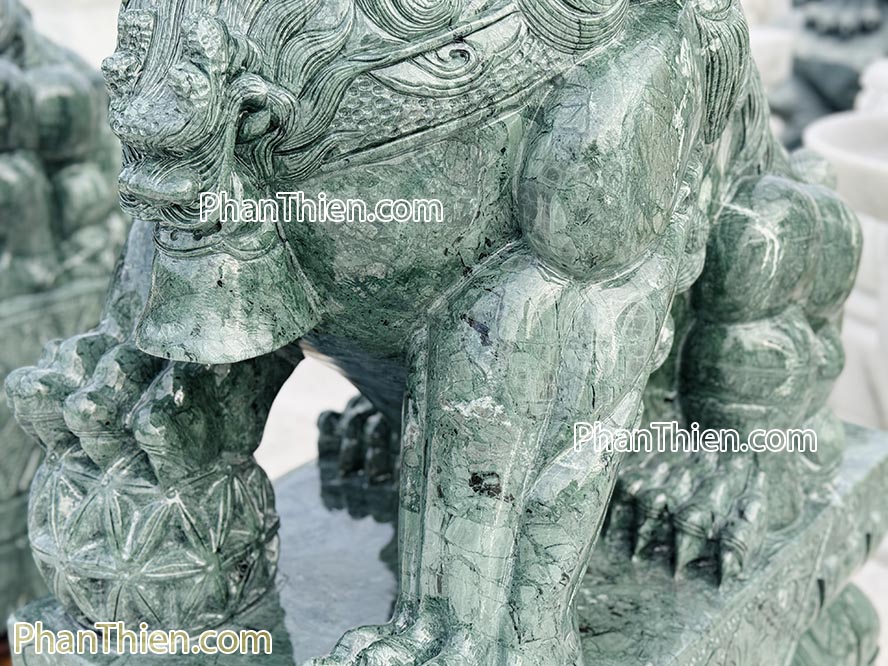 Tượng Kỳ Lân bằng đá xanh Ấn Độ - KL-79