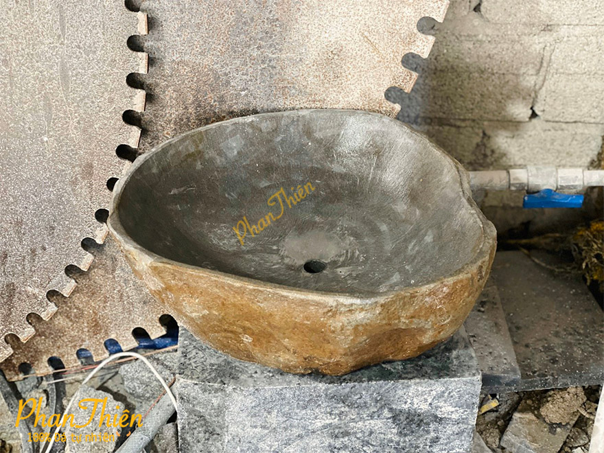 Lavabo Đá Cuội Tự Nhiên (L-15)