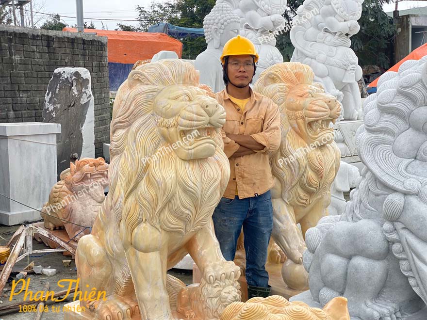 Tượng Sư Tử đá Phong thuỷ