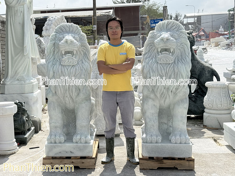 Tượng Sư tử đá Phong thuỷ - ST - 54