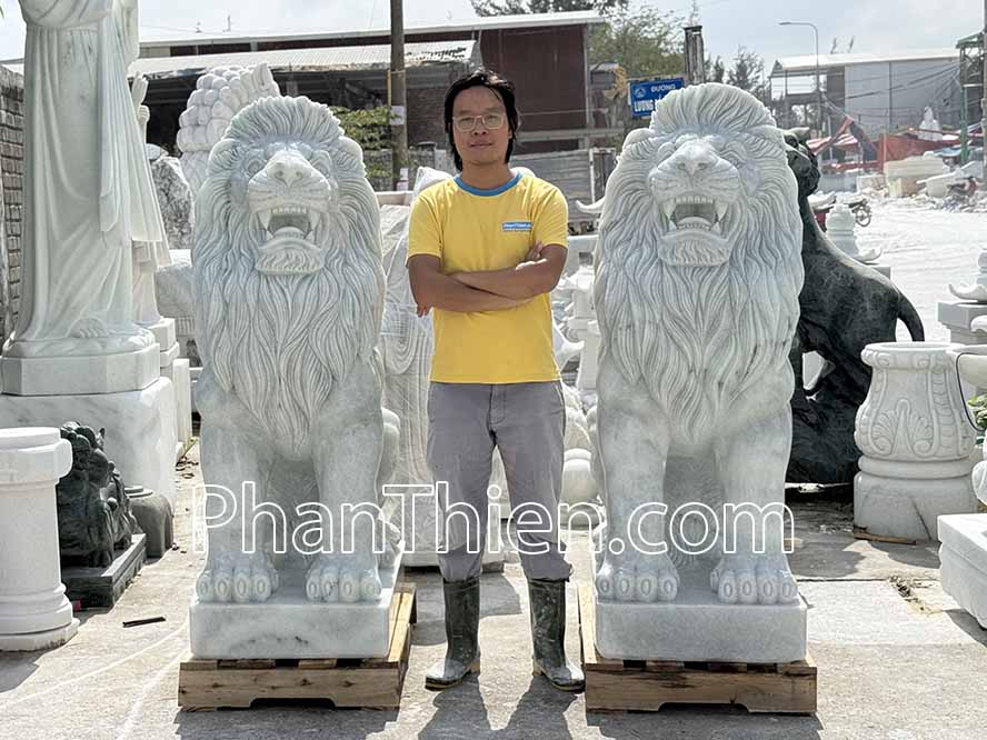 Tượng Sư tử đá Phong thuỷ - ST - 54