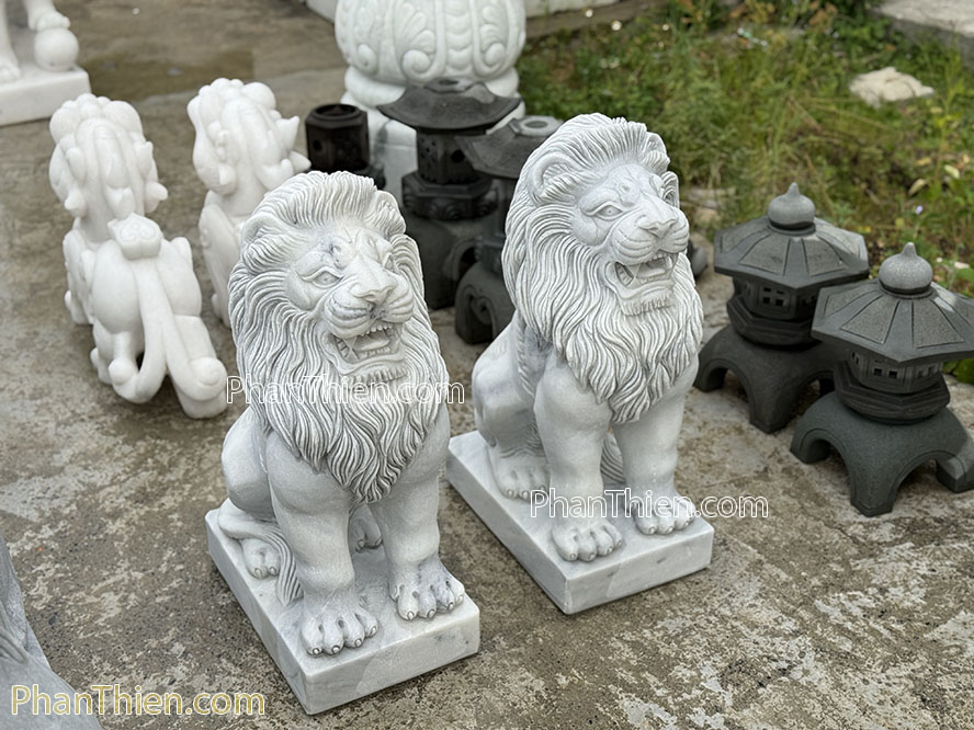 Tượng Sư tử đá phong thuỷ 68cm - ST-60