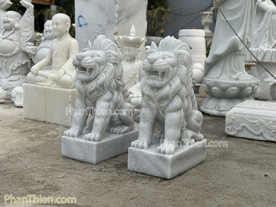 Tượng Sư tử đá Phong thuỷ - 68cm - ST-61