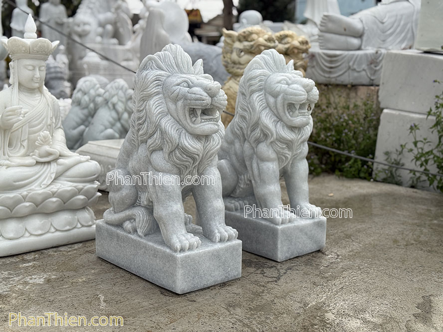 Tượng Sư tử đá Phong thuỷ - 68cm - ST-61