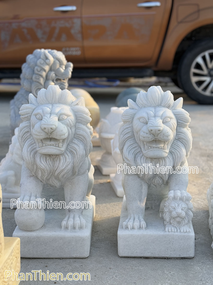 Tượng Sư tử đá để cổng 50cm - ST - 65