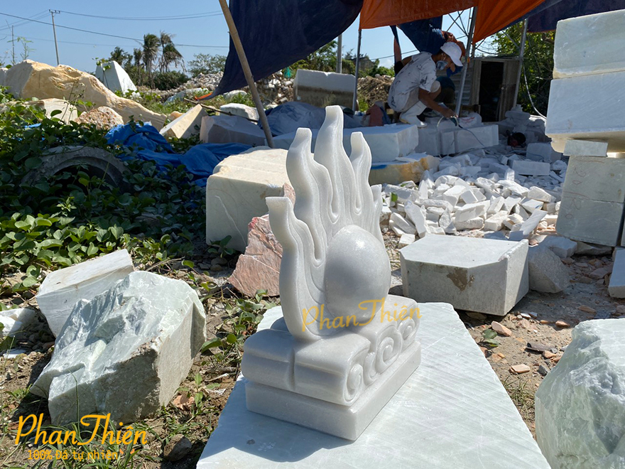 Cặp Rồng Đá bằng đá trắng Non Nước Đà Nẵng (Rong-01)