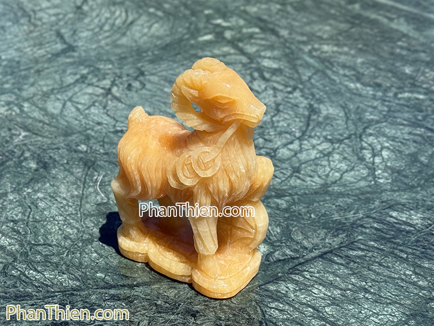 Tượng Dê đá phong thuỷ 15cm - DE-02