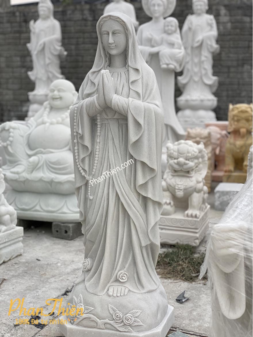 Tượng Đức Mẹ Chắp Tay (Lộ Đức) (DM-50)