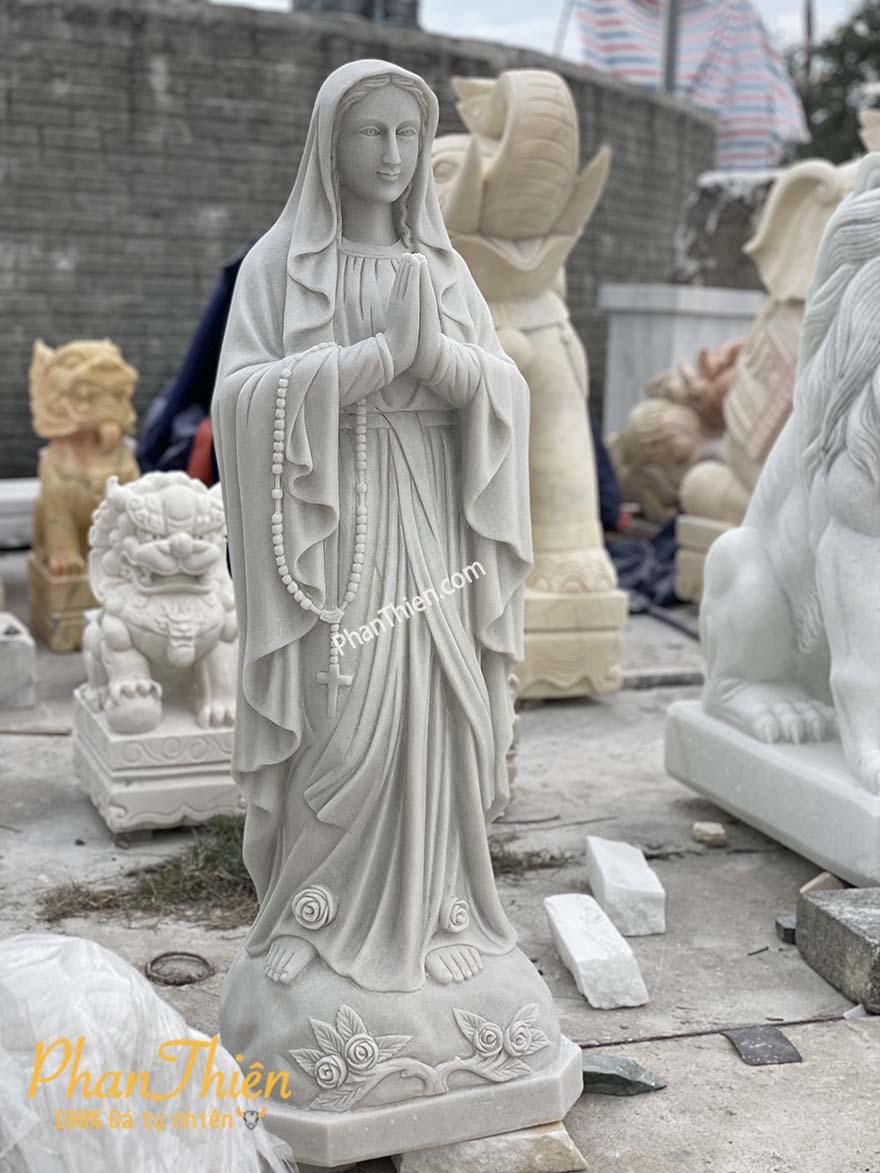 Tượng Đức Mẹ Chắp Tay (Lộ Đức) (DM-50)